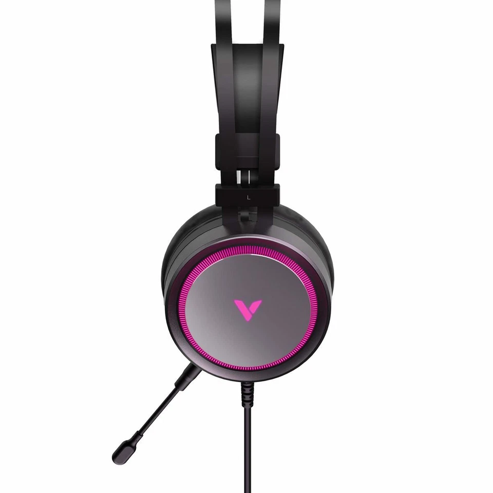 Rapoo VPRO VH530 3.5mm Virtual 7.1 Surround Sound RGB Gaming Headset black - Immagine 1 di 4