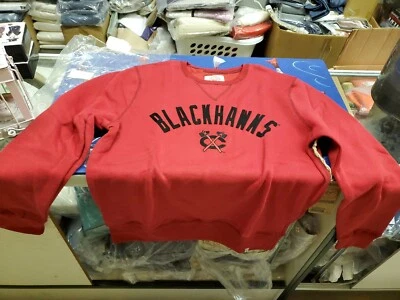 Suéter rojo mediano de los Chicago Blackhawks marca 47 Foto 1 de 4