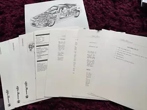 Alfa Romeo ES 30 Pressemappe 1989 - UK englische Ausgabe - Alfa Romeo SZ Coupe - Bild 1 von 1