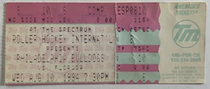 Biglietto Philadelphia Bulldogs Florida Hammerhead Roller Hockey Spectrum 8/10/1994 - Foto 1 di 2