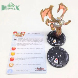 Heroclix Mage Knight: Resurrection set Lord Varatrix #024 ¡Figura rara con tarjeta! - Imagen 1 de 1