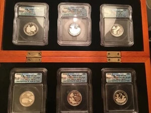 2009-S DC & Territories Silver Quarters ICG Pr 70 FDOI - Picture 1 of 9