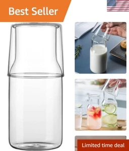 500ml bedside Water Carafe and Glass Set for Bedroom Nightstand, Night Water ... - Picture 1 of 7
