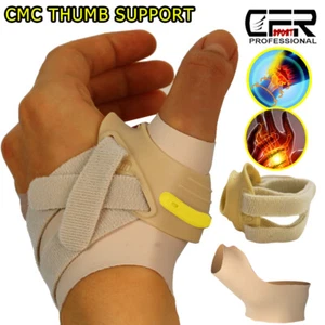 Thumb Support Brace CMC Joint Thumb Arthritis Orthosis Pain Relief Left/Right - Picture 1 of 17