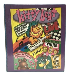 Vintage Mead Garfield Kitty Beat Notebook Three Ring Binder Retro 80's Organizer - Picture 1 of 7
