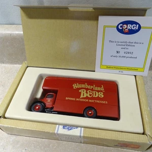 Vintage Corgi Classic Commercials Slumberland Beds Limited Edition Truck + Box - Picture 1 of 8