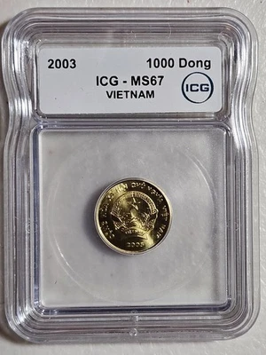 Vietnam 1000 Dong 2003 ICG MS 67 - Image 1 of 2
