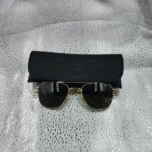 American Optical AO  Vintage Gold 5 1/2 Bayonet 52[]20 Original Glass Lenses - Picture 1 of 18
