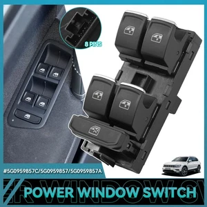 5G0959857C Power Master Window Switch for Passat B8 Golf MK7 Jetta Tiguan Touran - Picture 1 of 11