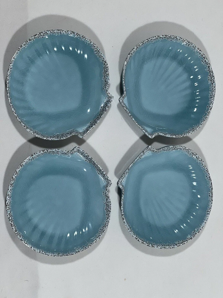 Juego de mini platos de postre/aperitivo acrílico Tag Living Seashell (4) Foto 1 de 4