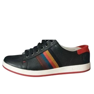 Paul Smith Junior Boy's Sneaker SZ 39 US 7 Leather Designer Black - Picture 1 of 10