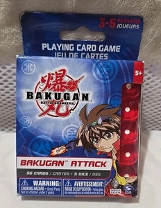 Bakugan Battle Brawlers Attack Playing Card & Dice Game Set 2008 NEW NIB - Picture 1 of 3