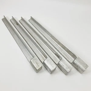 Vintage Alcoa Aluminum Triangular Bars 3253264-1 14S 237 4-Piece Set - Picture 1 of 11