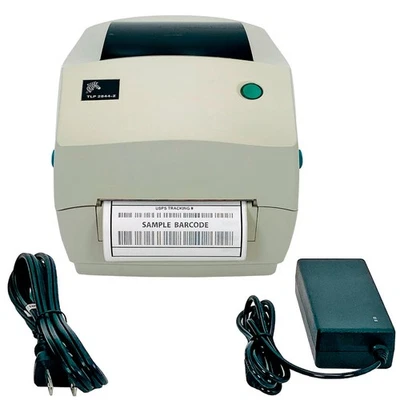 TESTED Zebra TLP 2844-Z Thermal Transfer Barcode Label Printer USB Serial LAN - Image 1 of 4