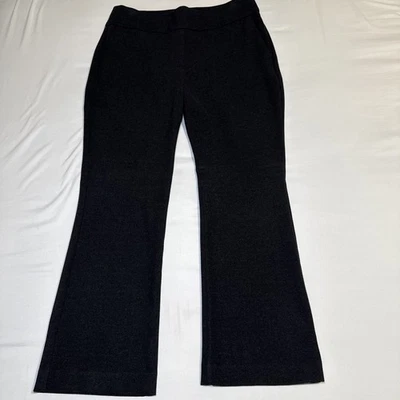 Express Boot Cut High Rise Pull On Dark Charcoal Gray Pants Career Large NWOT - Image 1 of 4