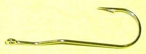 Tru Turn 888ZS-8 Gold Aberdeen Baby Brute Hooks Size 8 7CT - Picture 1 of 3