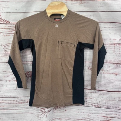 2 CAMISETAS Bulwark FR Resistente al Fuego Para Hombre Pequeña Manga Larga Trabajo 2 Foto 1 de 4