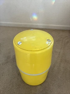Counter Assault Bear Keg Food Container Yellow Used Backpacking Camping Hiking - Picture 1 of 7