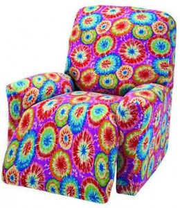 JERSEY RECLINER COVER-LAZY BOY--TIE DYE--FITTED--WASHABLE--A CUSTOMER FAVORITE R