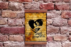 The Nightmare Before Christmas Quote Simply Meant To Be Canvas Print - Picture 1 of 9