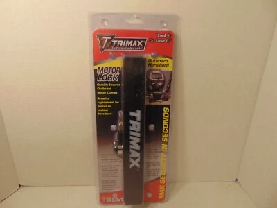Cerradura de motor fueraborda Trimax máxima seguridad liberación rápida/instalación asegura abrazaderas Foto 1 de 4