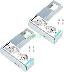2PCS 2.5" auf 3.5" Caddy Adapter für Dell 9W8C4 Y004G F238F/G302D/X968D SAS/SATA - Afbeelding 1 van 8