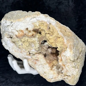 Racimo de fluorita de cristal de fluorita de cuarzo GEODE único de 10" único 11,6 libras - Imagen 1 de 10
