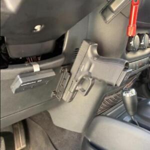US Gun Magnet Mount Quick Draw Loaded Magnetic Handgun Holster Concealed for Car