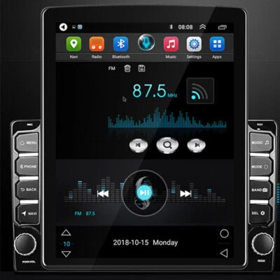 1+16G GPS Navigation Car Stereo Radio Player 9.7"Head Unit Double Din Android9.1 - Image 1 of 4