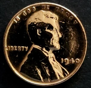 USA - 1 Cent - 1940 NM - Lincoln Wheat Penny - Bronze - 1C - Picture 1 of 10