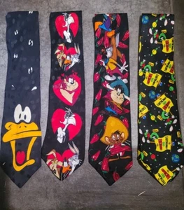 Looney Toons Ties Set Of 4 - Bild 1 von 5