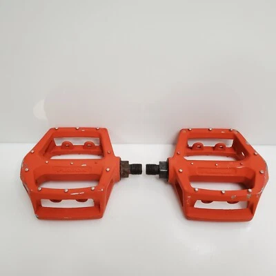 Vintage Wellgo Haro Fusion 1/2" Pedals Red LU-313 - Image 1 of 4