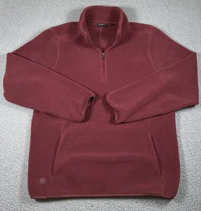Cuts Clothing Sweater Mens XXL Red 1/4 Zip Pullover Sherpa Fleece Polartec - Picture 1 of 14
