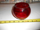Red globe for Railroad Lantern. 