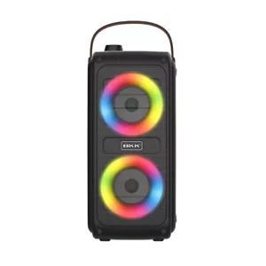 Portable Outdoor Bluetooth Speaker 3D Stereo Radio Soundbox RGB LED Subwoofer - Photo 1 sur 6