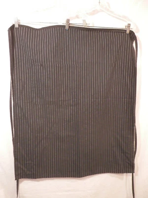 Uncommon Threads  Bistro Apron Pin striped  33"  x 27"  Double pocket - Image 1 of 4