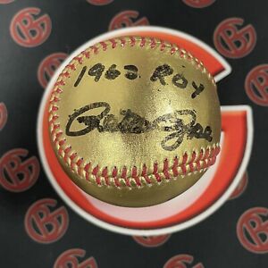 Pete Rose Autographed Signed Gold OMLB Baseball Inscribed Steiner