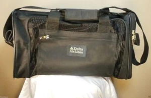 Travel Delta Air Lines DELUXE cane di piccola media CUSTODIA DA TRASPORTO E TAMPONE LANUGINE - Foto 1 di 11