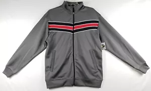 Giacca da uomo Athletech taglia small grigio scuro con cerniera intera nuova con etichette - Foto 1 di 9
