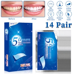 1-3 box of 5D Teeth Whitening Strips Tooth Rapid Bleaching White Strips US - Picture 1 of 19