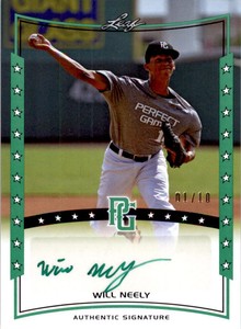 2014 Leaf Perfect Game Showcase Autographs Green #AWN1 Will Neely /10