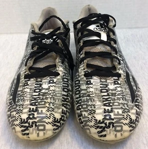 Adidas Adizero Baseball Cleats Shoes Gray Black Unique Size 5,5 - Picture 1 of 12