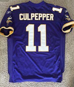 Daunte Culpepper Minnesota Vikings Authentic Reebok NFL Football Jersey Size 52