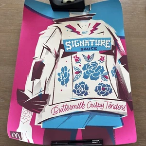 RARE 2017 McDonalds Signature Sauce Poster Delicious Design League 0687/1000 - Bild 1 von 19