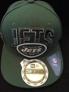 Gorra ajustada New York Jets Youth 5950 New Era 6 3/8.  Gorra NFL Giants Yankees nueva con etiquetas - Imagen 1 de 3