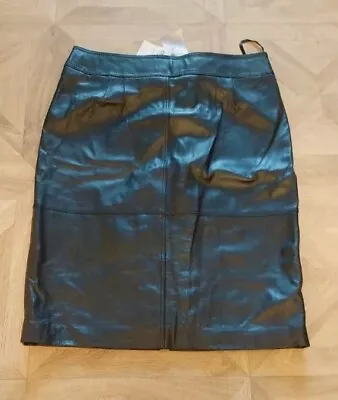 Etam real leather skirt size 16. BNWT. - Image 1 of 3