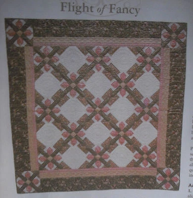 Kit de edredón, costura, tela Flight of Fancy 84" cuadrado - Colección Janet Rose "EDEN"  Foto 1 de 2