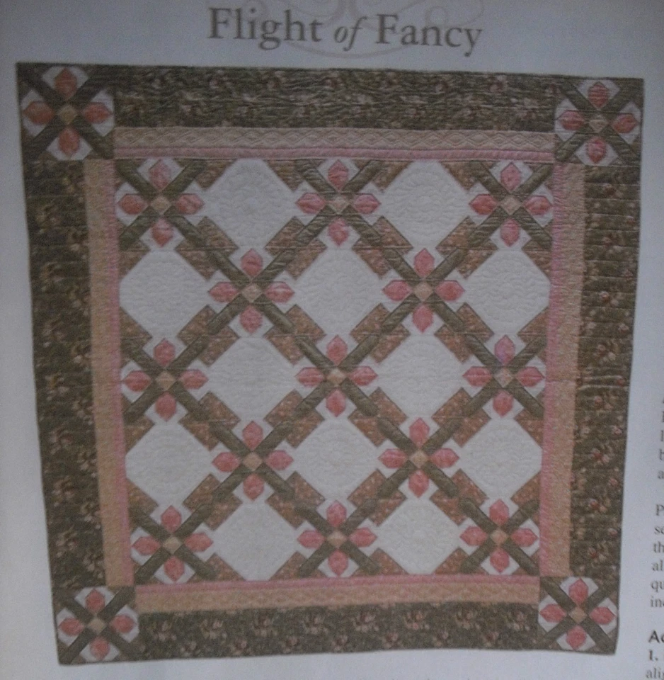 Kit de edredón, costura, tela Flight of Fancy 84" cuadrado - Colección Janet Rose "EDEN"  Foto 1 de 2