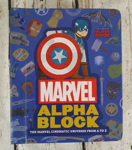 Marvel Alphablock (an Abrams Block Book) The Marvel Cinematic Universe 2022 A-Z - Picture 1 of 7
