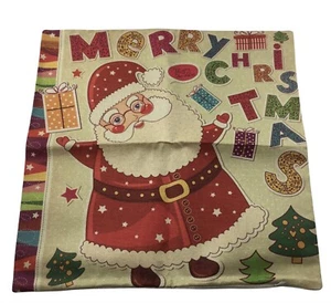 Quadratischer Kissenbezug Weihnachtsmann frohe Weihnachtsgeschenke 18 Zoll x 18 Zoll - Bild 1 von 7